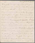 Charles William Doyle to Miss Porter, autograph letter signed