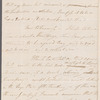 Charles William Doyle to Miss Porter, autograph letter signed