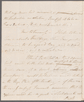 Charles William Doyle to Miss Porter, autograph letter signed