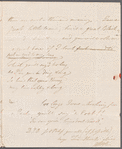 Charles William Doyle to Miss Porter, autograph letter signed