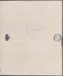Charles Hague to the Rev. C. J. Thomas, autograph letter signed