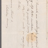 Eliza Fenwick to Miss Porter, autograph letter third person