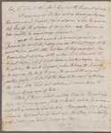 Charles De Fortiere to Jane Porter, autograph letter signed