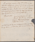 Charles De Fortiere to Jane Porter, autograph letter signed