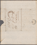 Charles De Fortiere to Jane Porter, autograph letter signed