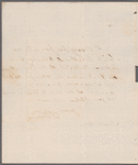 [T?]. Waring to Robert Ker Porter, autograph letter signed