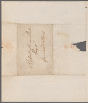 [T?]. Waring to Robert Ker Porter, autograph letter signed