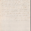 F. A. Mortimer to Miss Porter, autograph letter signed