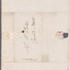 John Braham to Anna Maria Porter, autograph letter signed