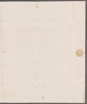 William Thomas Lewis to Miss Porter, autograph letter third person