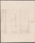 William Thomas Lewis to Miss Porter, autograph letter third person
