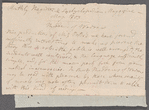 Jane Porter, autograph copy of review of Thaddeus of Warsaw