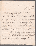 Sir William Sidney Smith to Robert Ker Porter, autograph letter third person