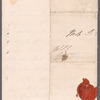 Sir William Sidney Smith to Robert Ker Porter, autograph letter third person
