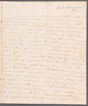 Augustus Cappadose to Jane Porter, autograph letter signed
