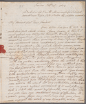 Charles Rivers to Miss Porter, autograph letter signed