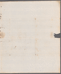 Charles Rivers to Miss Porter, autograph letter signed