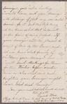 Elizabeth Wilcox to Alexander I, Emperor of Russia, letter (copy)