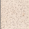 Mary Ann Hanway to Miss Porter, autograph letter signed