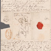 Mary Ann Hanway to Miss Porter, autograph letter signed