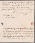 John Coakley Lettsom to Jane Porter, autograph letter signed