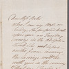 John Coakley Lettsom to Jane Porter, autograph letter signed