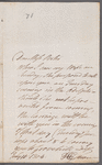 John Coakley Lettsom to Jane Porter, autograph letter signed