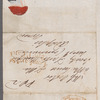 John Coakley Lettsom to Jane Porter, autograph letter signed