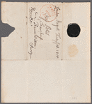 John Hampden-Trevor, Lord Hampden to Mrs. Porter, franking signature on letter cover (empty)
