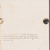 Catherine Adamson to Mrs. Porter, autograph letter signed