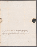 Catherine Adamson to Mrs. Porter, autograph letter signed