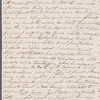 Mary Campbell to Miss Porter, autograph letter signed