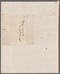 Mrs. Millingchamp to Lucy Rawlinson, letter (copy, extract)