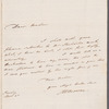 J. H. Browne to "Dear Madam," autograph letter signed