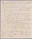 John Coakley Lettsom to Jane Porter, autograph letter