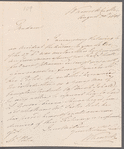 Henry Richard Greville, Lord Warwick to Mrs. Porter, autograph letter signed