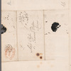 J. G. Raymond to Jane Porter, autograph letter signed