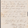 William Ledwich to L. Morton, autograph letter signed