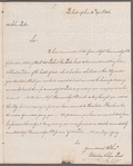 Elliston & John Perot to John Parker, autograph letter signed