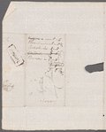 Christopher Chrishop to Miss Porter, autograph letter signed