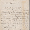 William Waldegrave, Lord Radstock to Jane Porter, autograph letter signed
