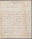 William Waldegrave, Lord Radstock to Jane Porter, autograph letter signed