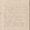 [J. H.?] Parker to Jane Porter, autograph letter signed