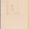 Sir Frederick Morton Eden to Miss Porter, autograph letter signed
