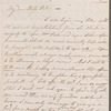 Mary De Crespigny to Miss Porter, autograph letter signed