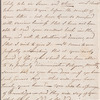 Mary De Crespigny to Miss Porter, autograph letter signed