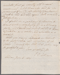 John Coakley Lettsom to Jane Porter, autograph letter signed