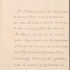 Maximillian Alopeus to John Porter, autograph letter third person