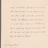 Maximillian Alopeus to John Porter, autograph letter third person