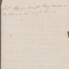 John Porter to Jane Porter, autograph letter signed